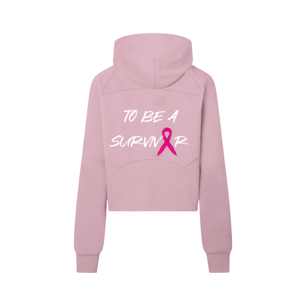 Cropped Half-Zip Hoodie