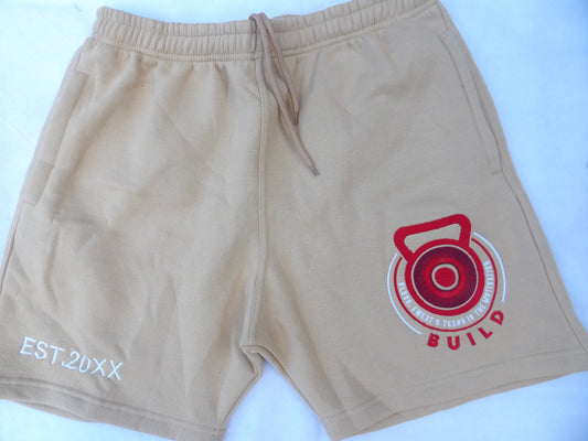 Tan Cotton Shorts