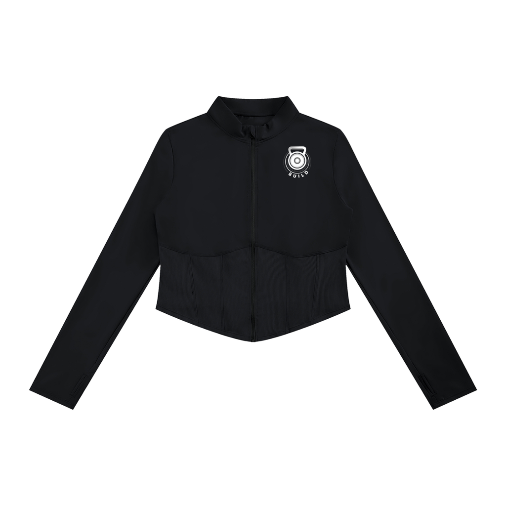 Women's Slim Fit Full-Zip Yoga Jacket