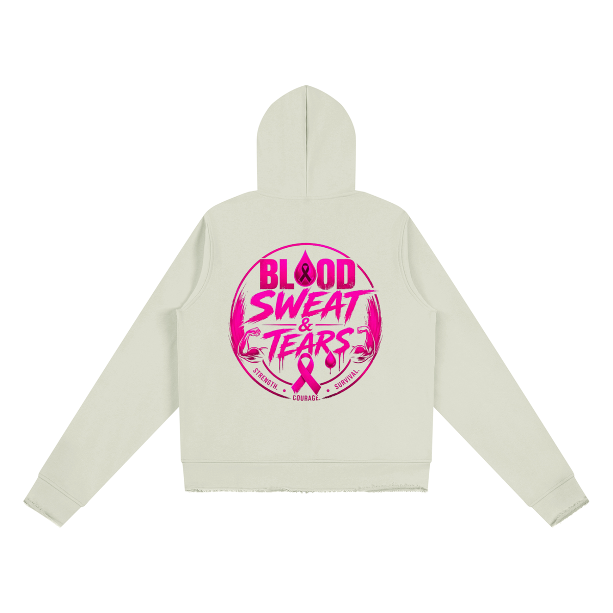 Women’s Raw Edge Full Zip Hoodie