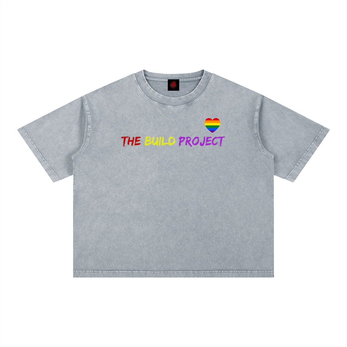Mineral Wash Boxy Cotton T-Shirt
