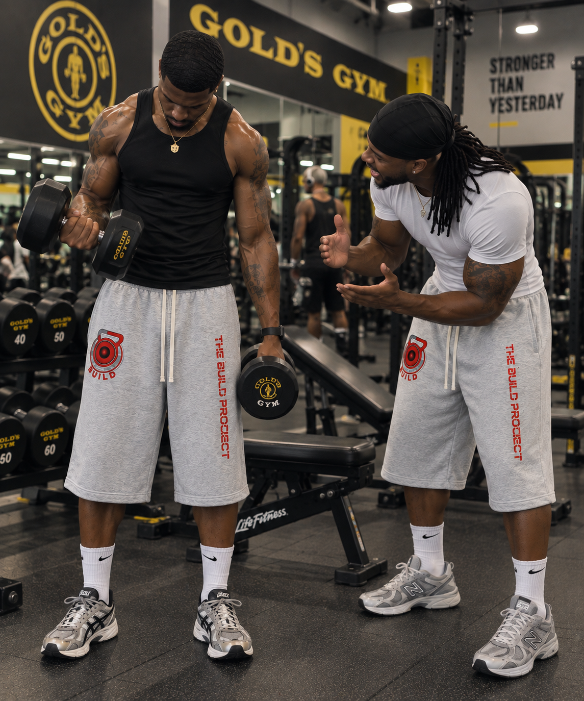 Relaxed Drawstring Three-quarter Sweatpants