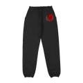 BLACK "BUILD" SWEATPANTS