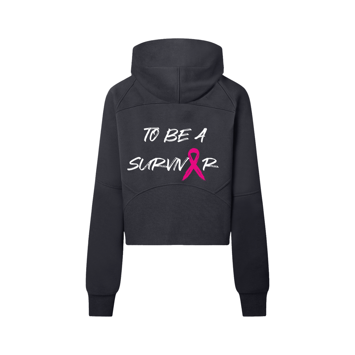 Cropped Half-Zip Hoodie
