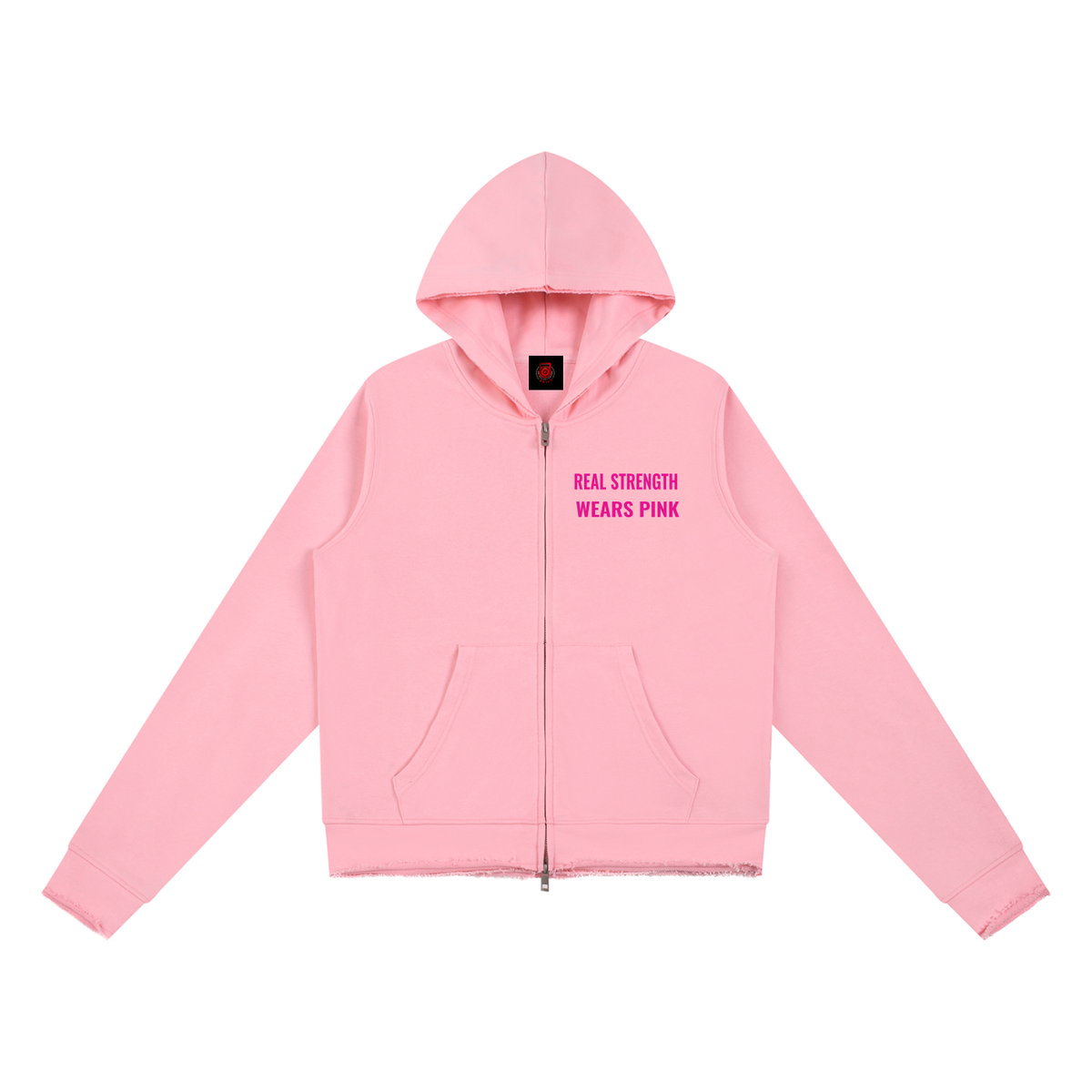 Women’s Raw Edge Full Zip Hoodie