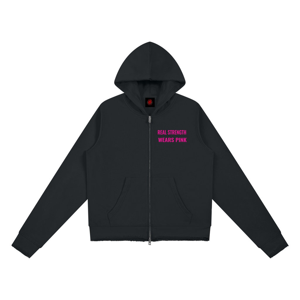 Women’s Raw Edge Full Zip Hoodie