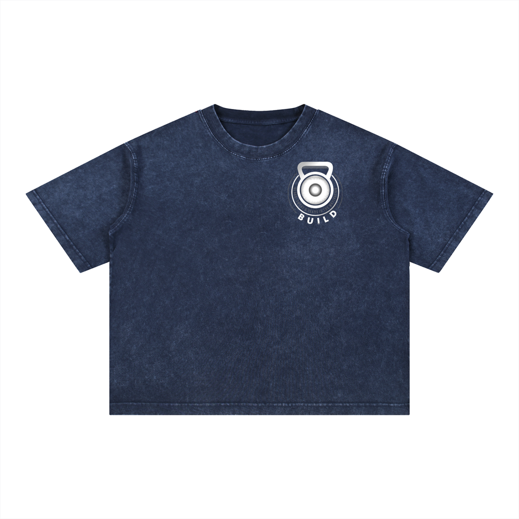 Mineral Wash Boxy Cotton T-Shirt